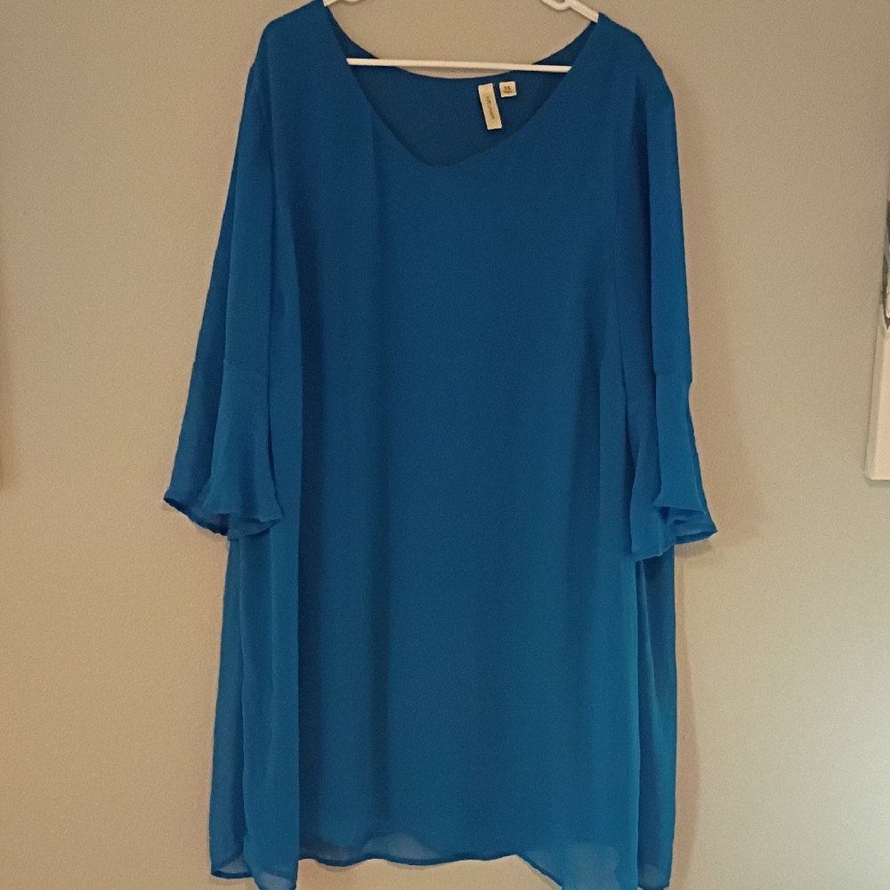 Tacera Blue Women's Dress